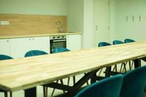 Cuisine partagée Logement etudiant Residence Le Faubourg Strasbourg